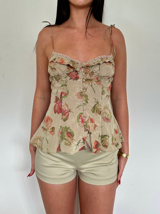 Floral Tie Cami