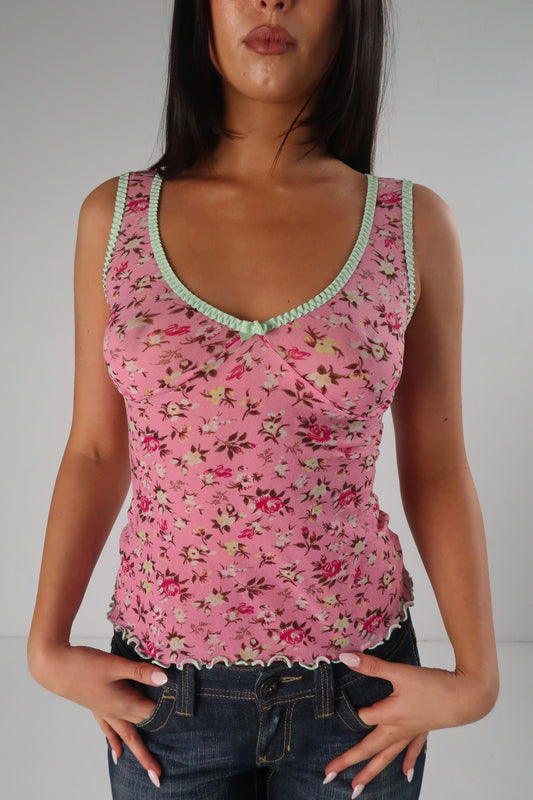 D&G Mesh Floral Cami