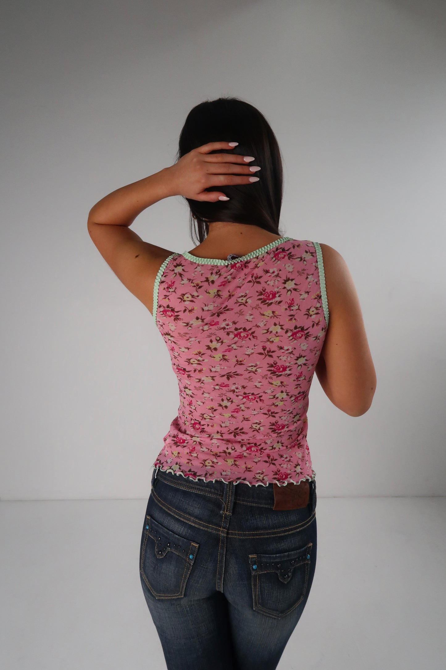 D&G Mesh Floral Cami