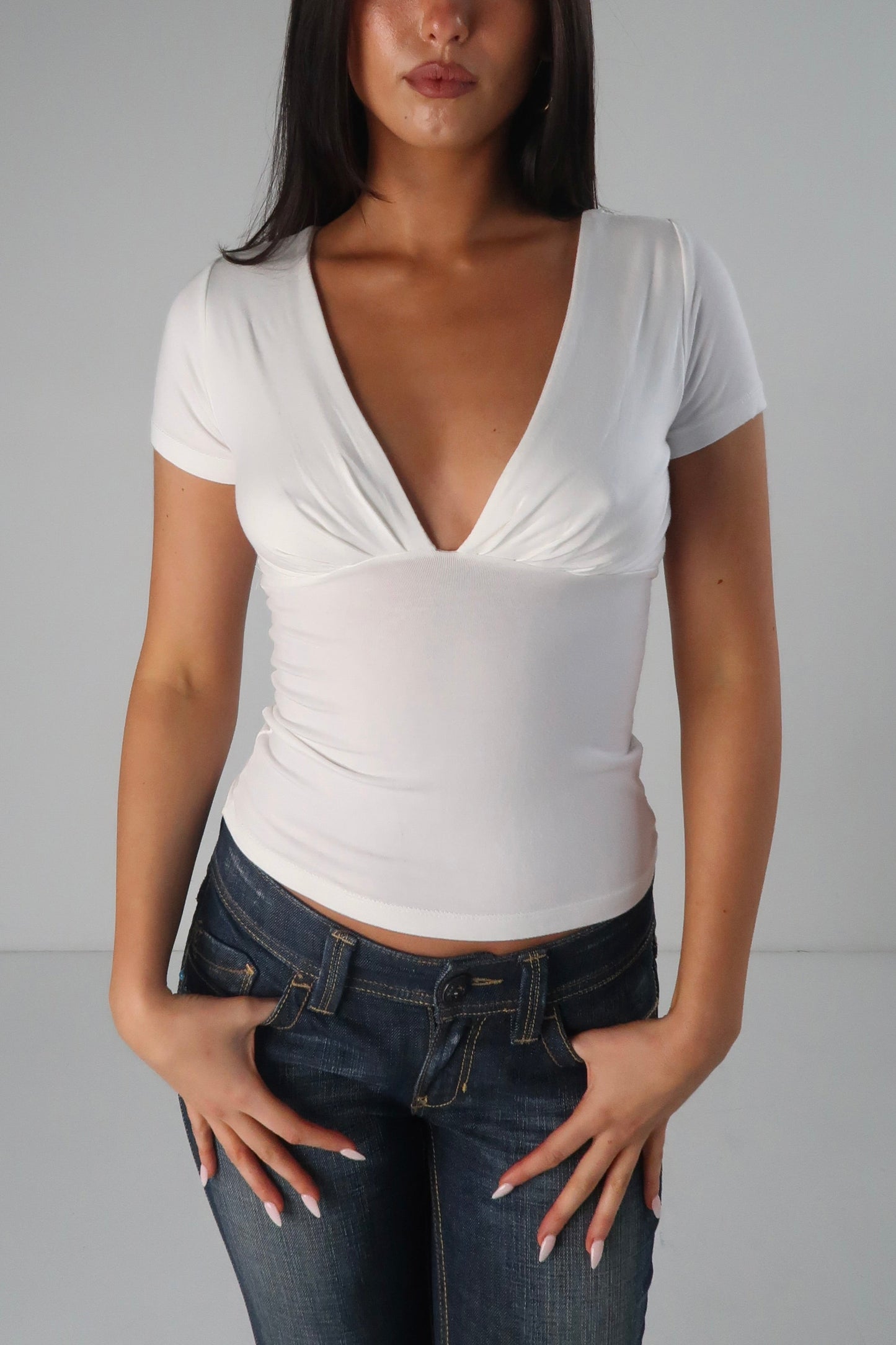 White Basic Top