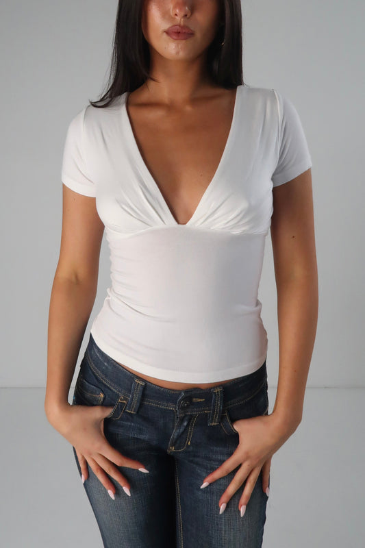 White Basic Top