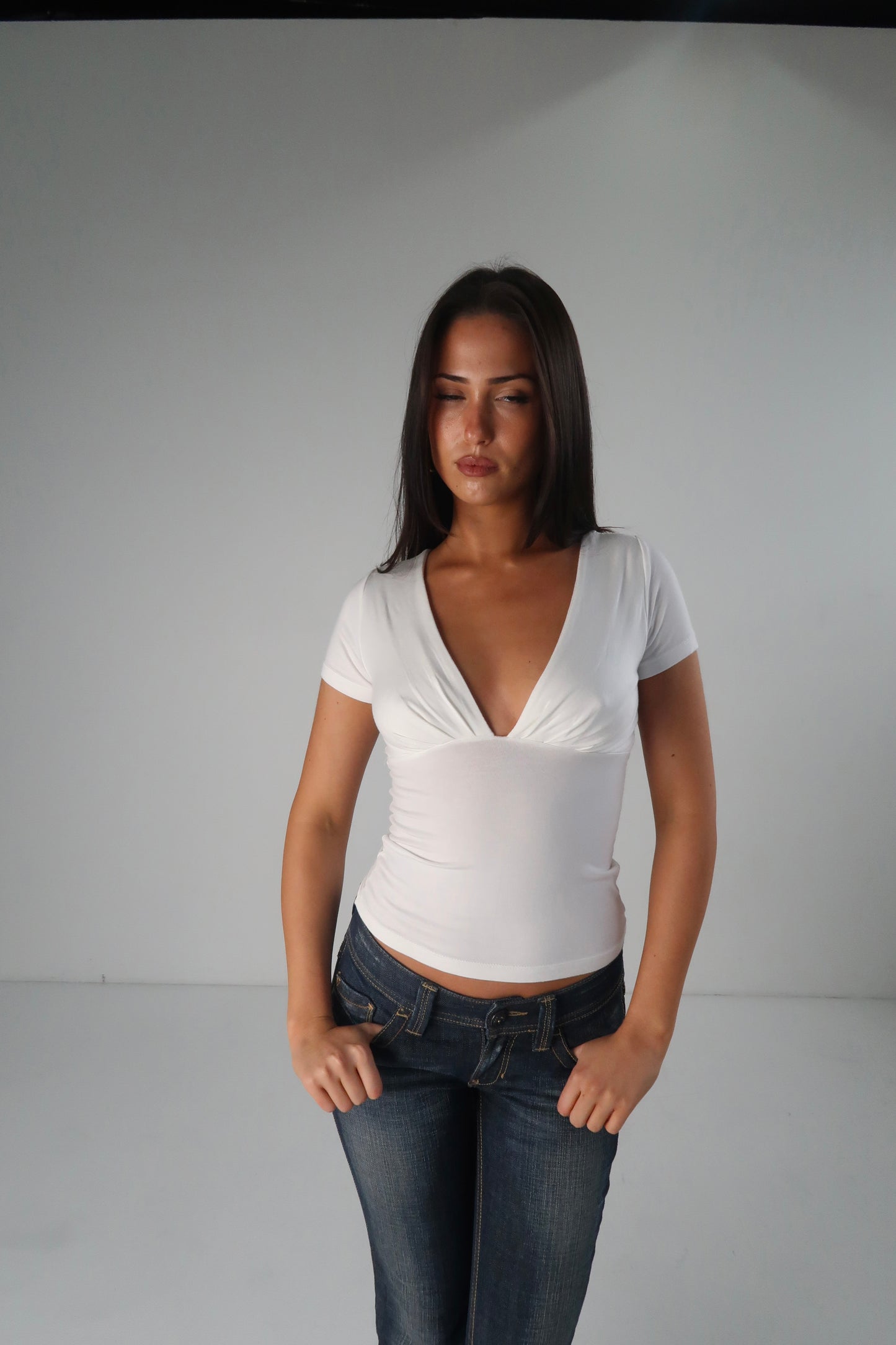 White Basic Top