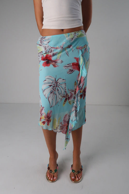 Floral Midi Skirt