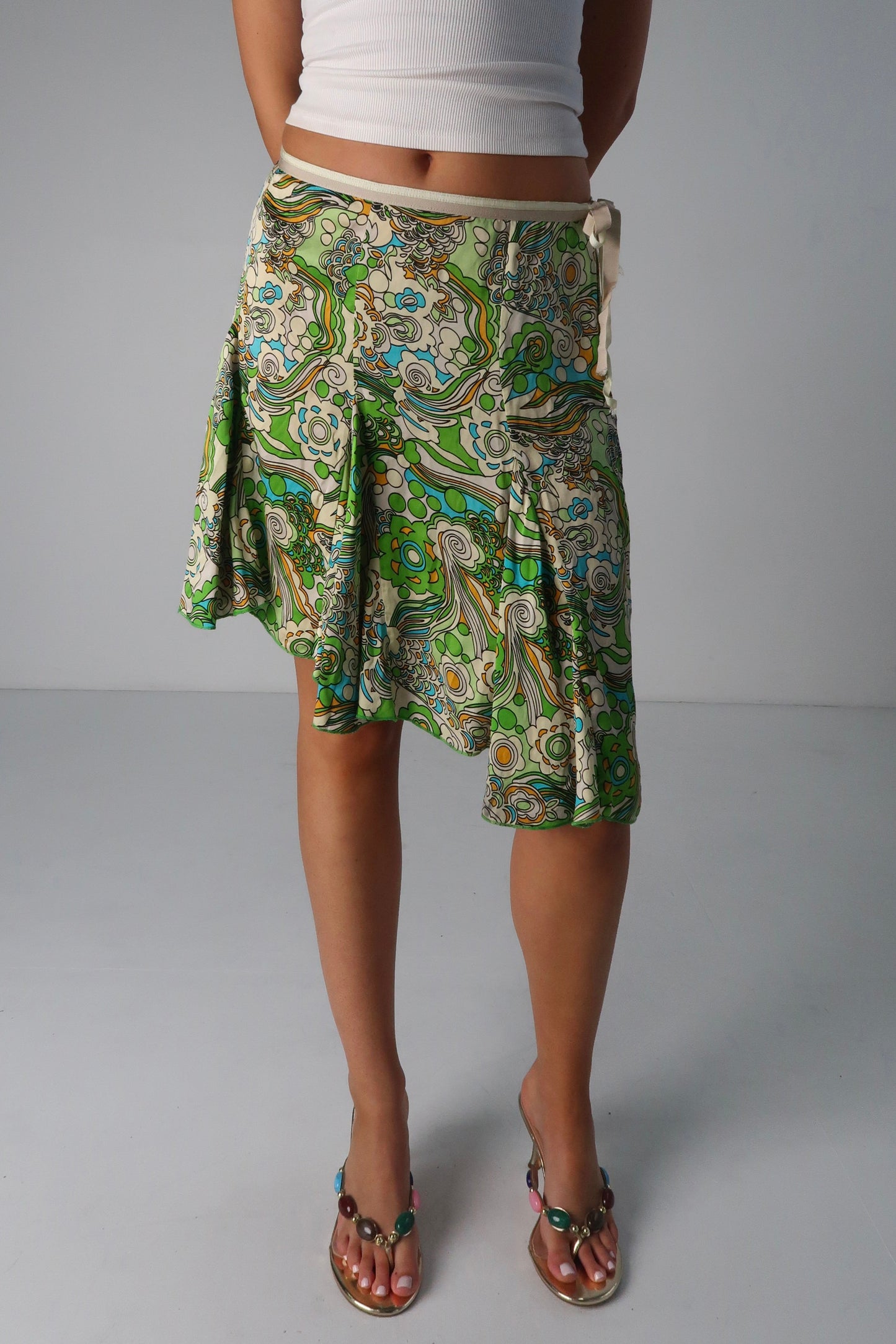 Sandro Silk Asym Midi