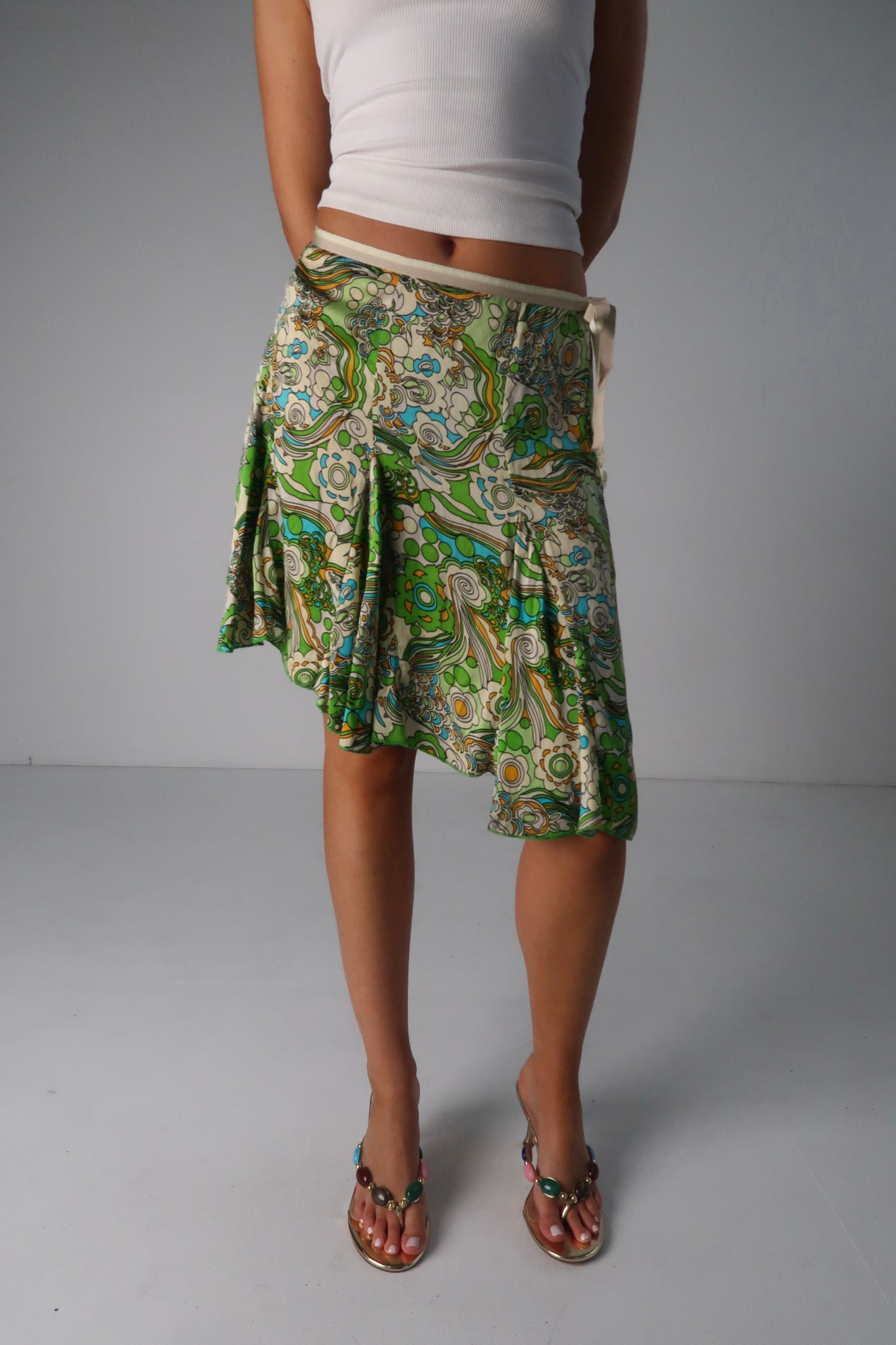 Sandro Silk Asym Midi