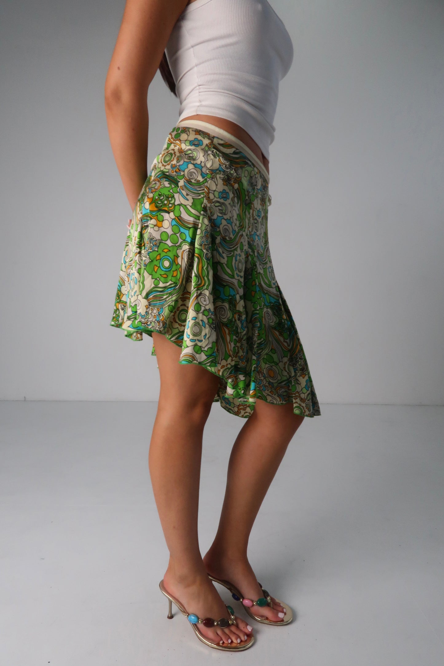 Sandro Silk Asym Midi
