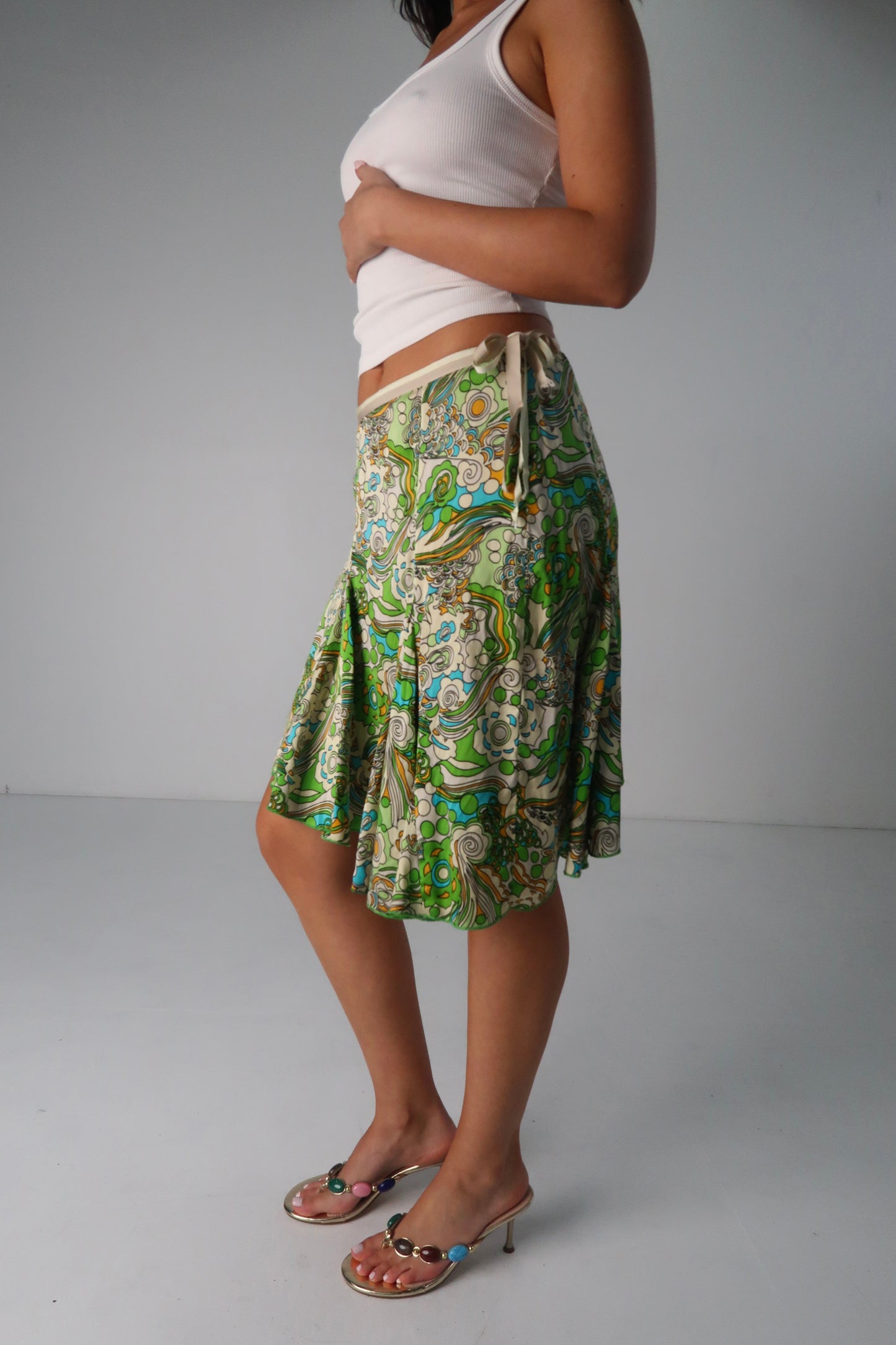 Sandro Silk Asym Midi