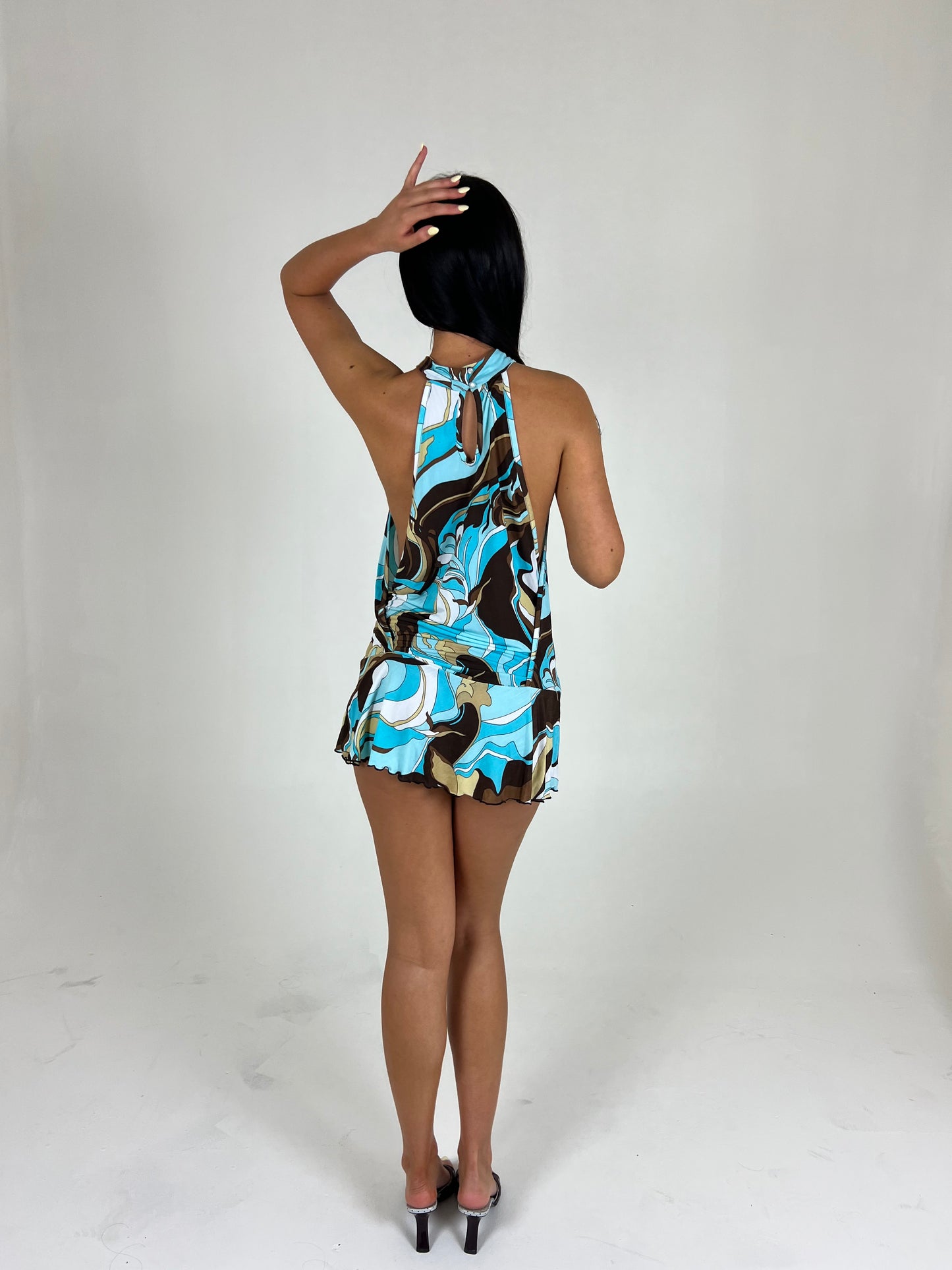 Halter Micro Mini Dress
