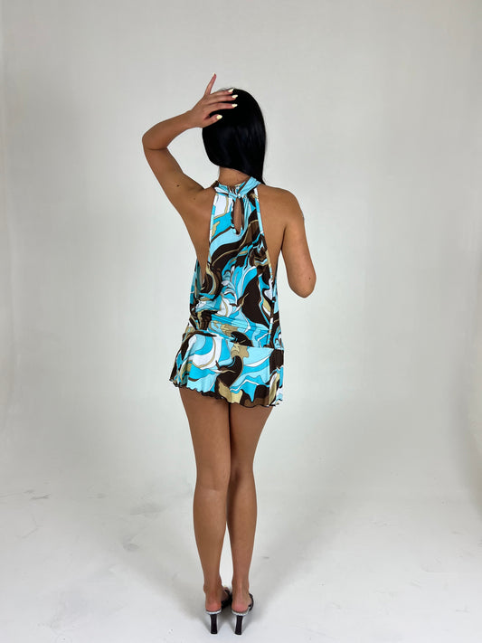 Halter Micro Mini Dress