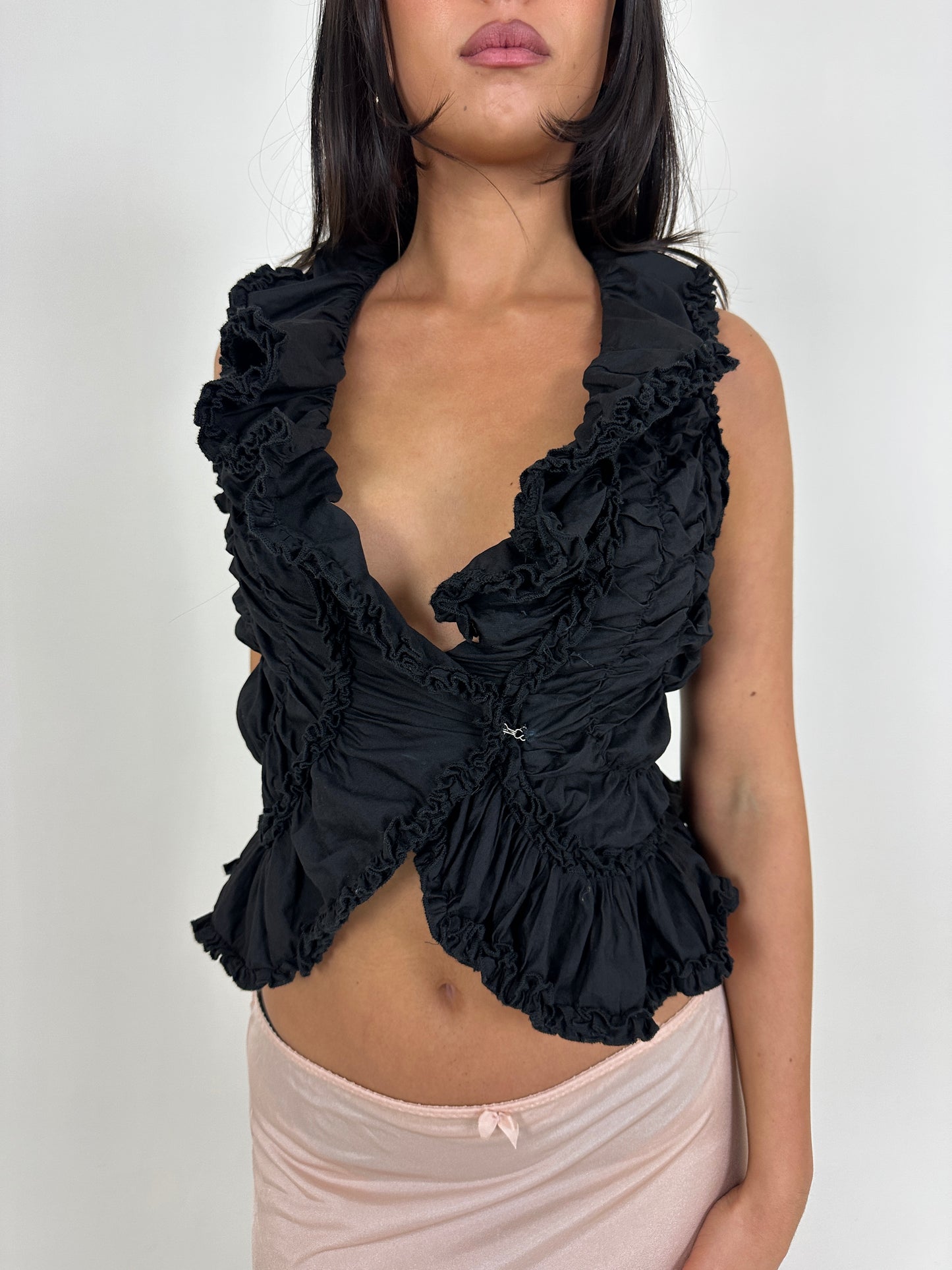 Ruffle Vest
