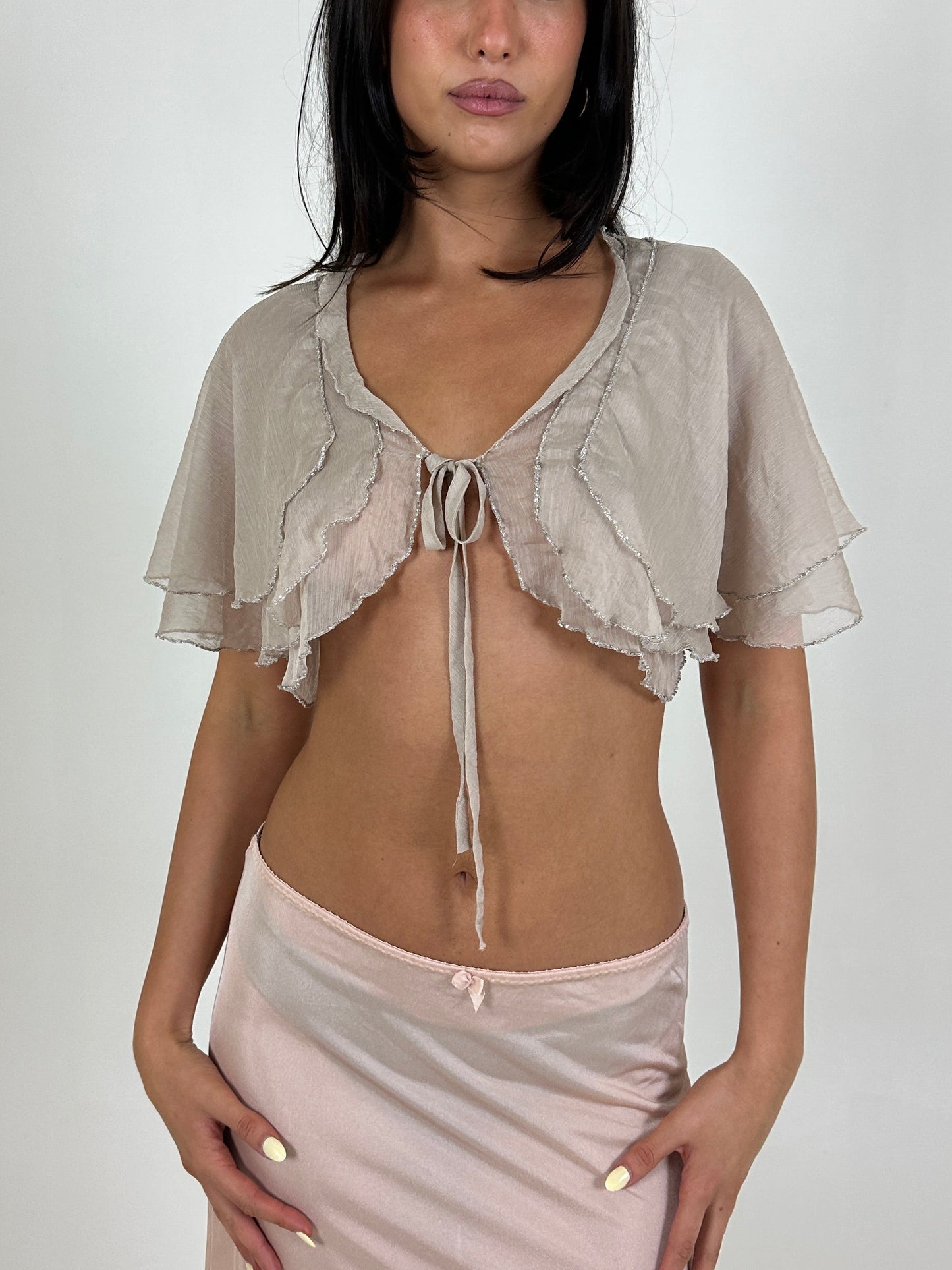 Silk Beaded Cardi