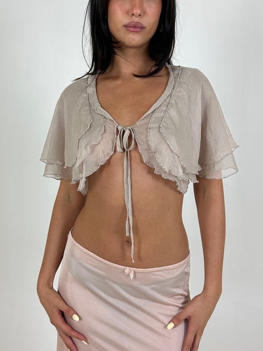 Silk Beaded Cardi