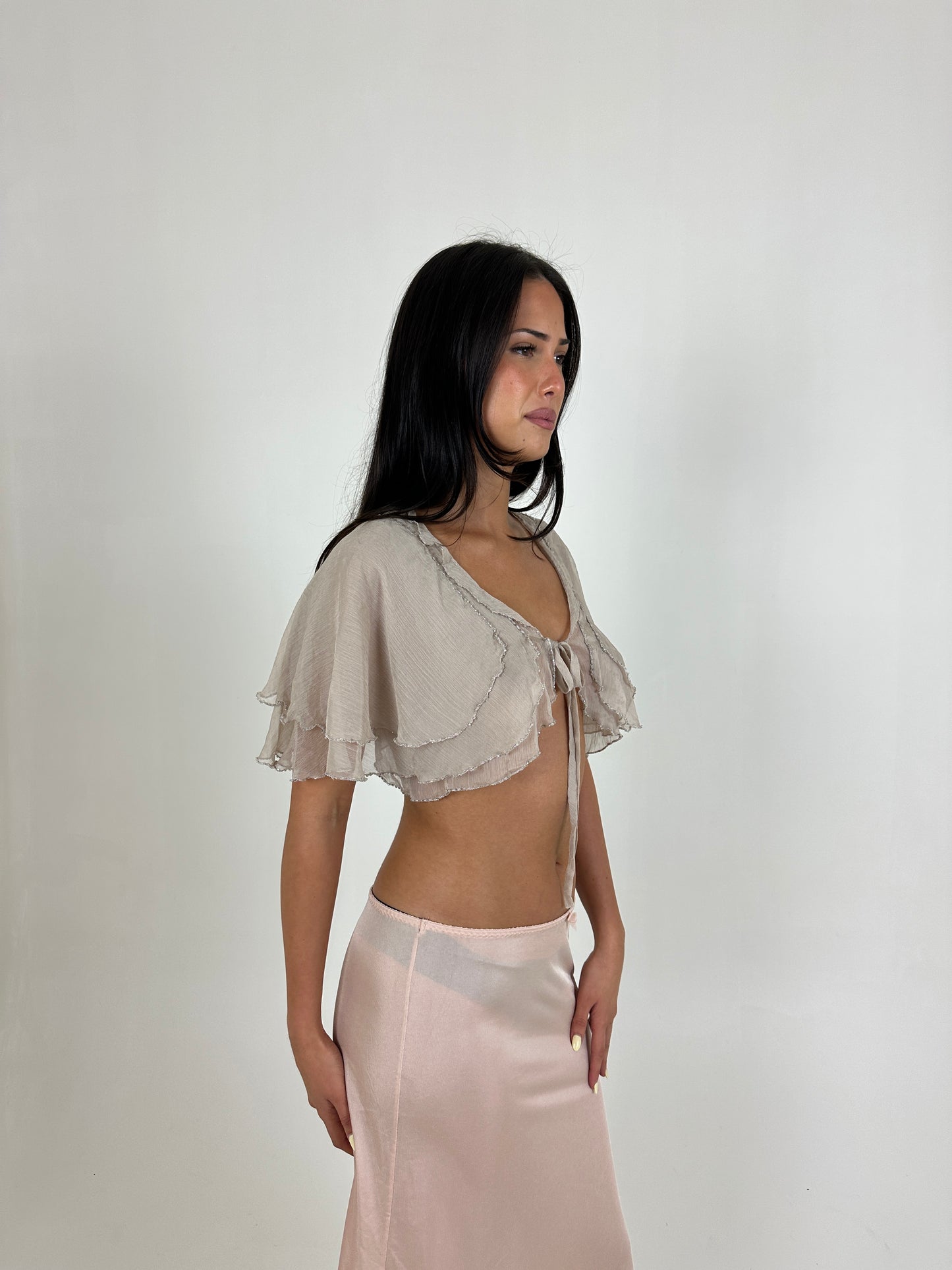 Silk Beaded Cardi
