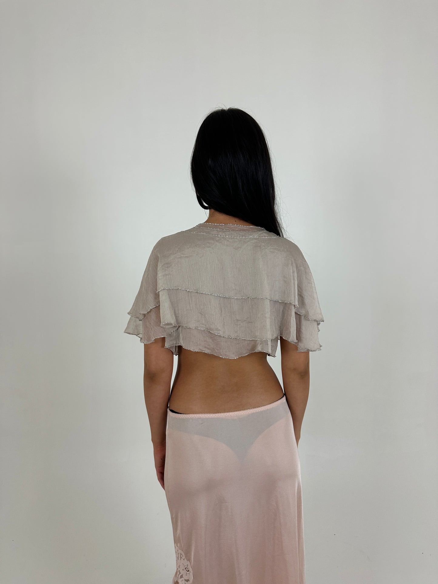 Silk Beaded Cardi