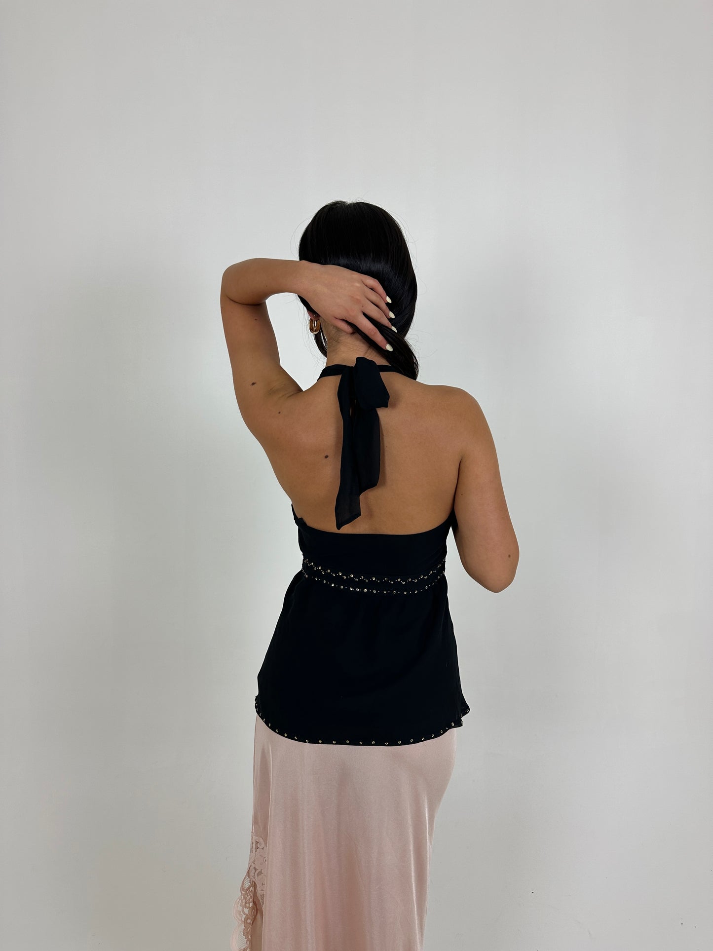 Beaded Halter Top