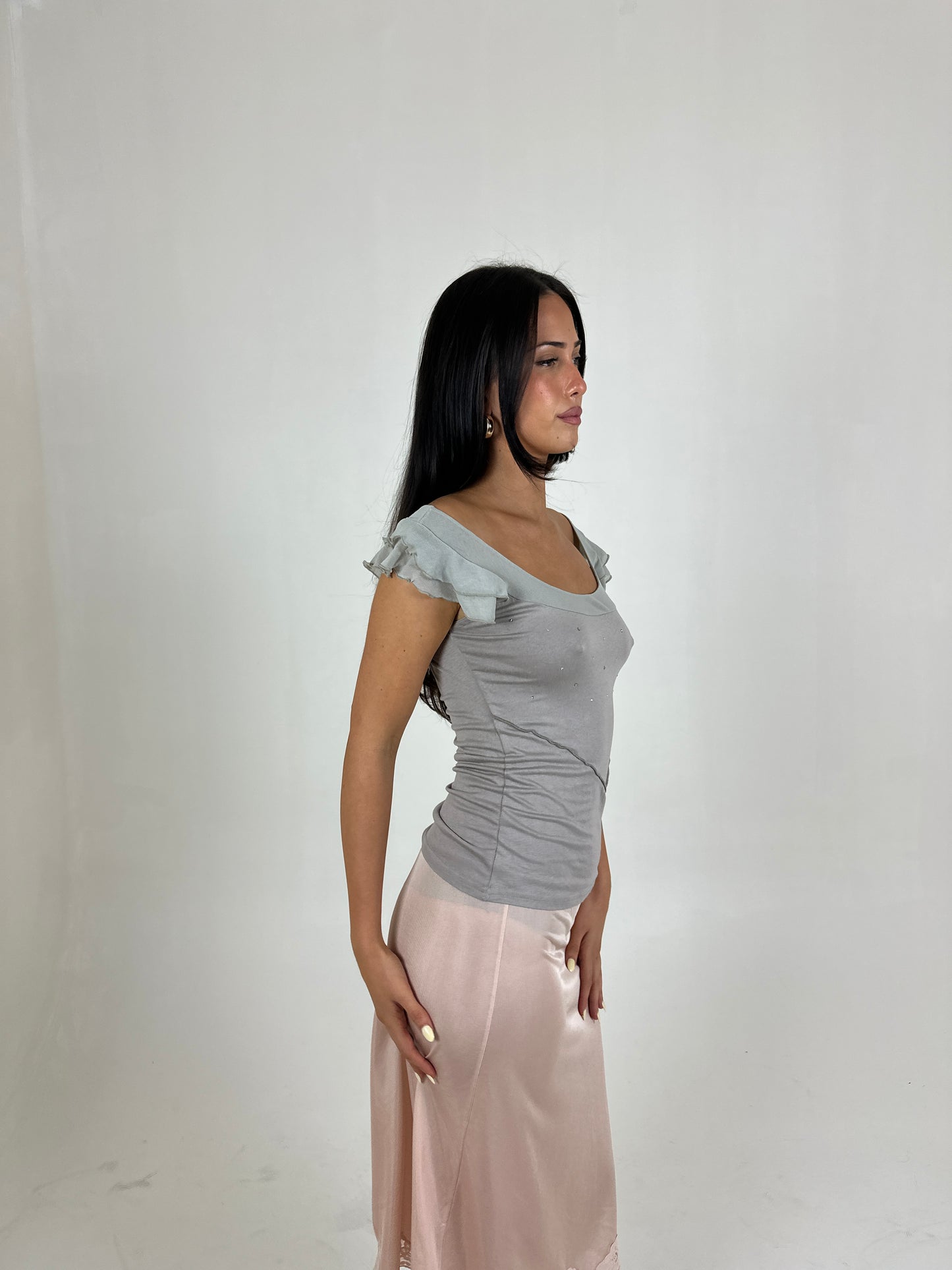 French Sequin Top