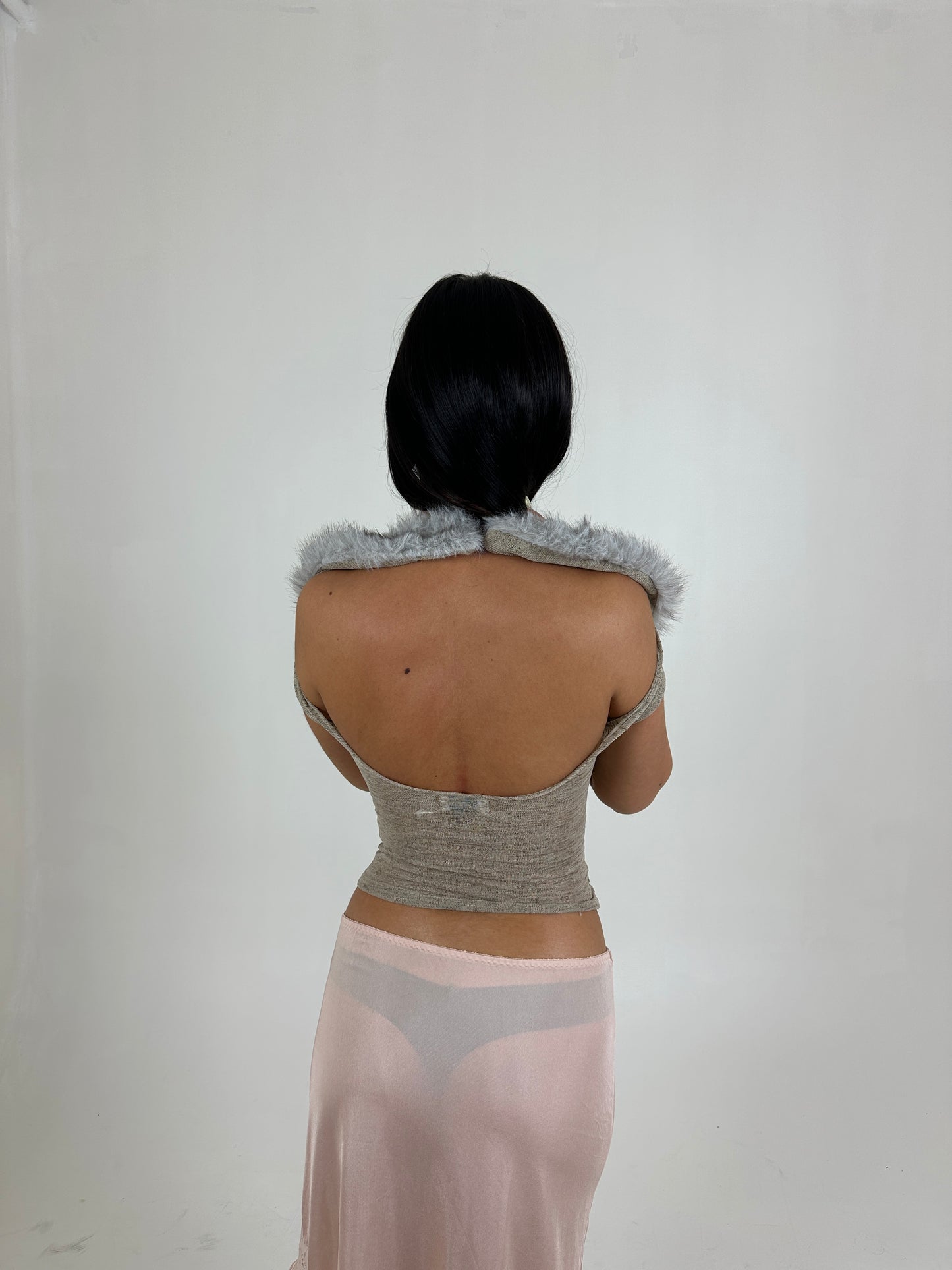 Fur Trim Top