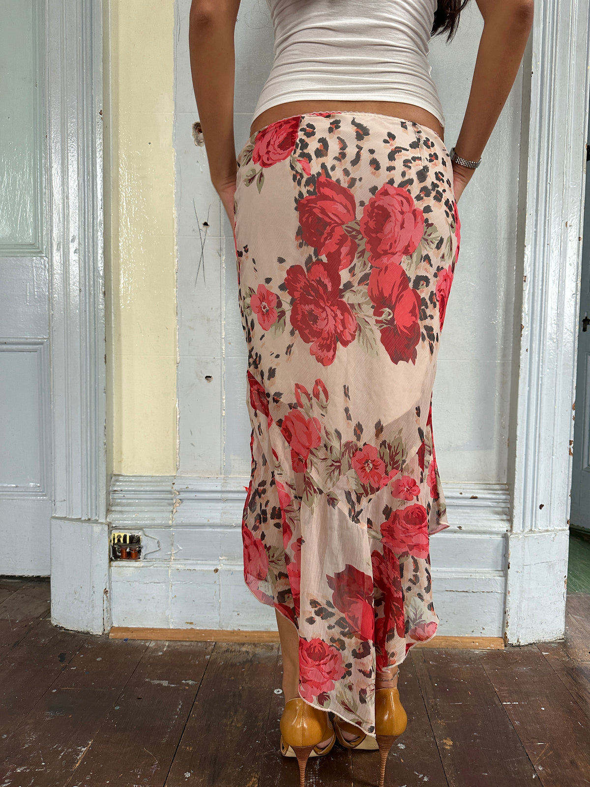 Floral Midi Skirt