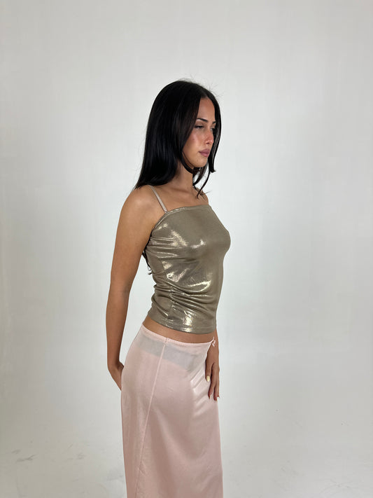 Gold Metallic Cami