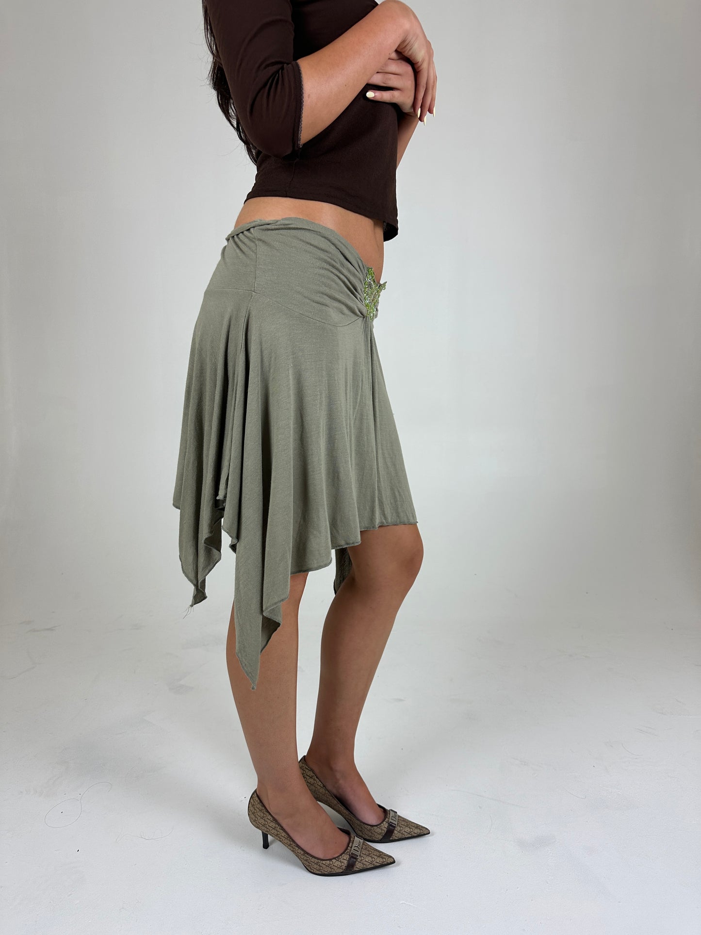 Butterfly Midi Skirt