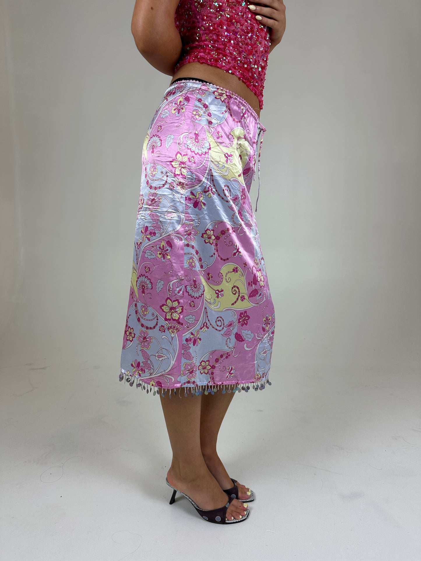 Paisley Midi Skirt