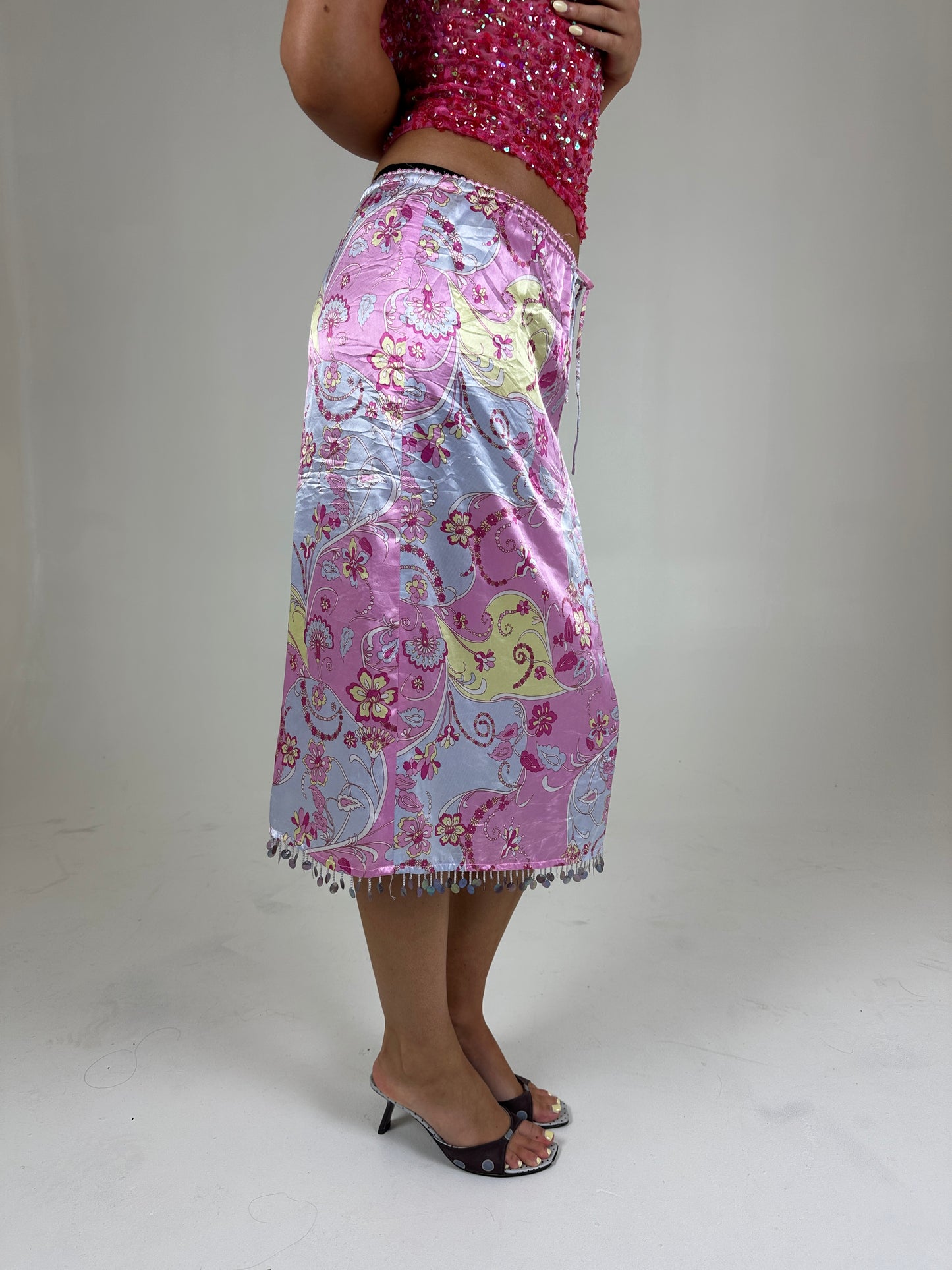 Paisley Midi Skirt