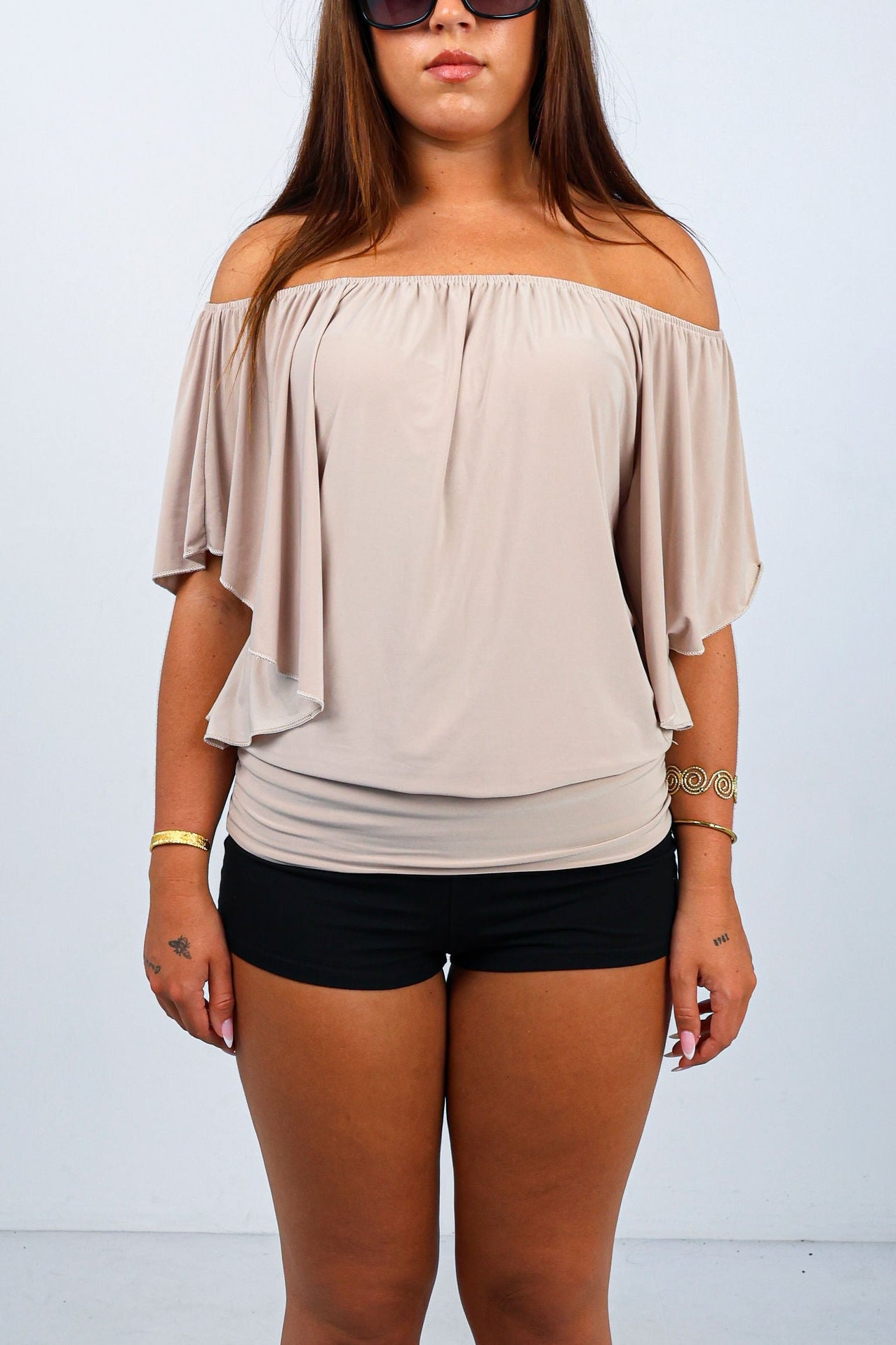 Off Shoulder Slouched Top