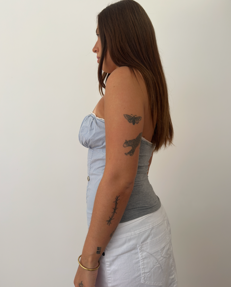 Pintripe Strapless