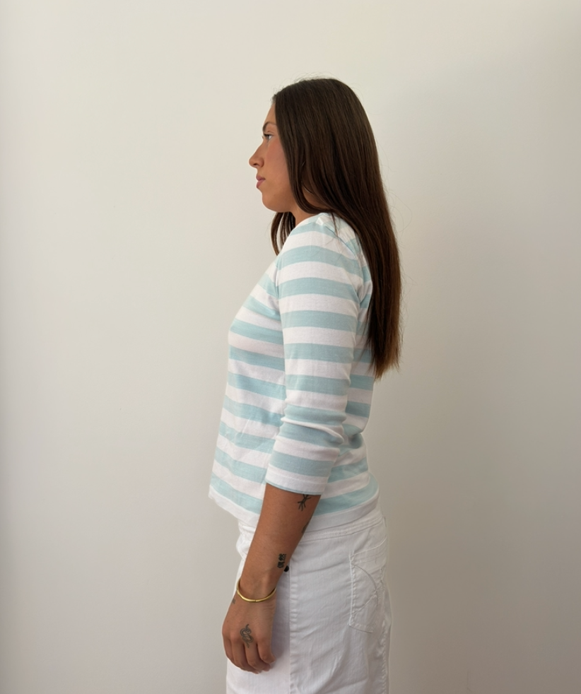 Sailor 3/4 Sleeve Top