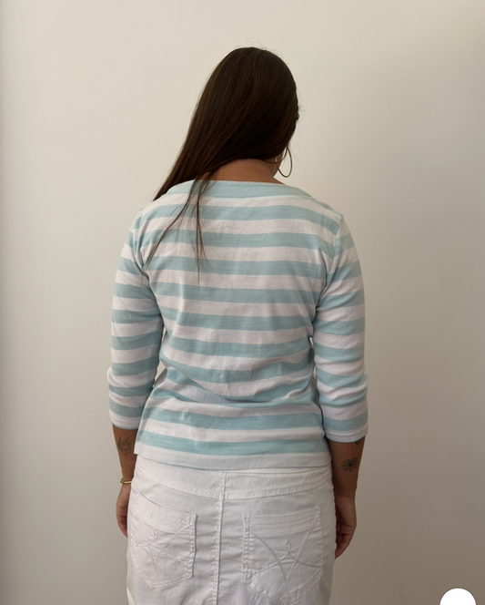 Sailor 3/4 Sleeve Top