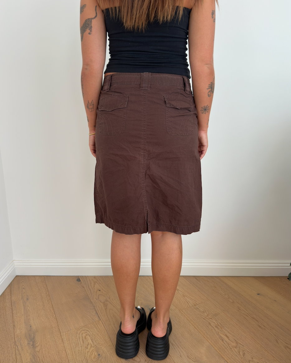 Esprit Brown Cargo Skirt