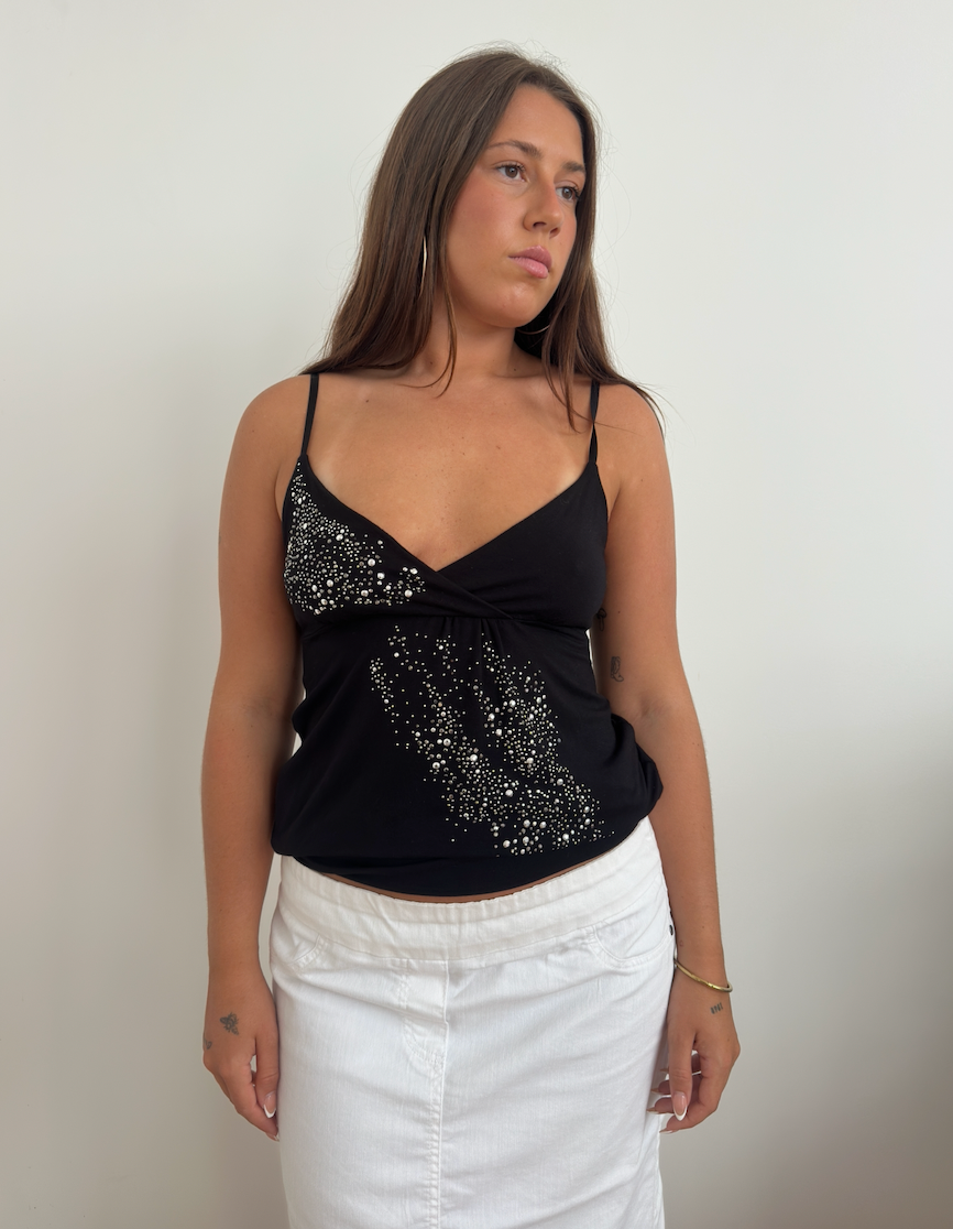 Black Sparkle Cami